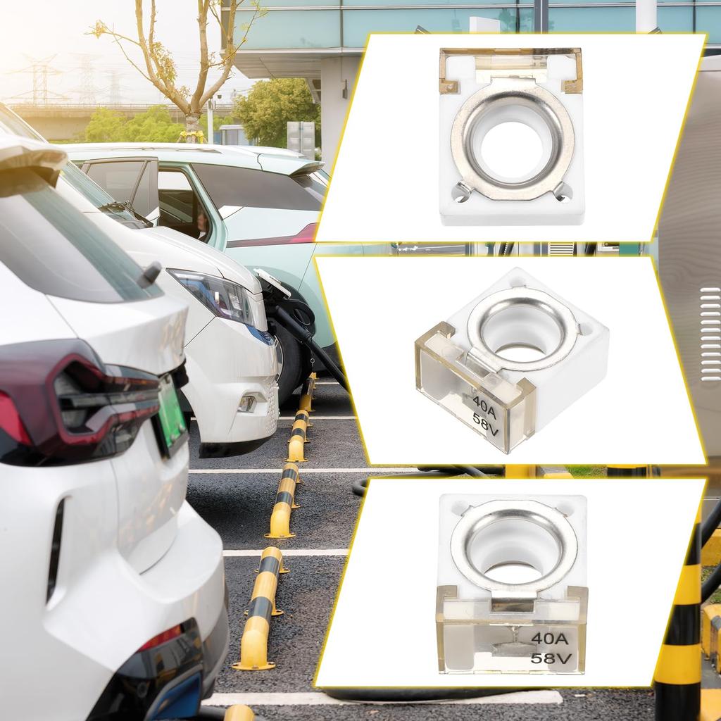 uxcell Terminal Fuse 40A Terminal Block Fuse 58V DC Marine Rated Fuse and