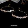 New Ins Wind Pink Diamond Love Splicing Bracelet Women's Light Luxury Fashion Bracelet Sweet Cool Style Personality High-end Jewelry