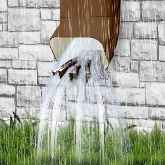 Yousheng Gutter Downspout Diverter Rain Gutter Disperser Gutter Downspout Extension for 3"x 4" And 3" X 2" Downspout Rainwater Dispersal