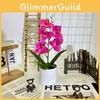 Orchid Butterfly Artificial Flower Bouquet For Home Decor And Arrangements Event