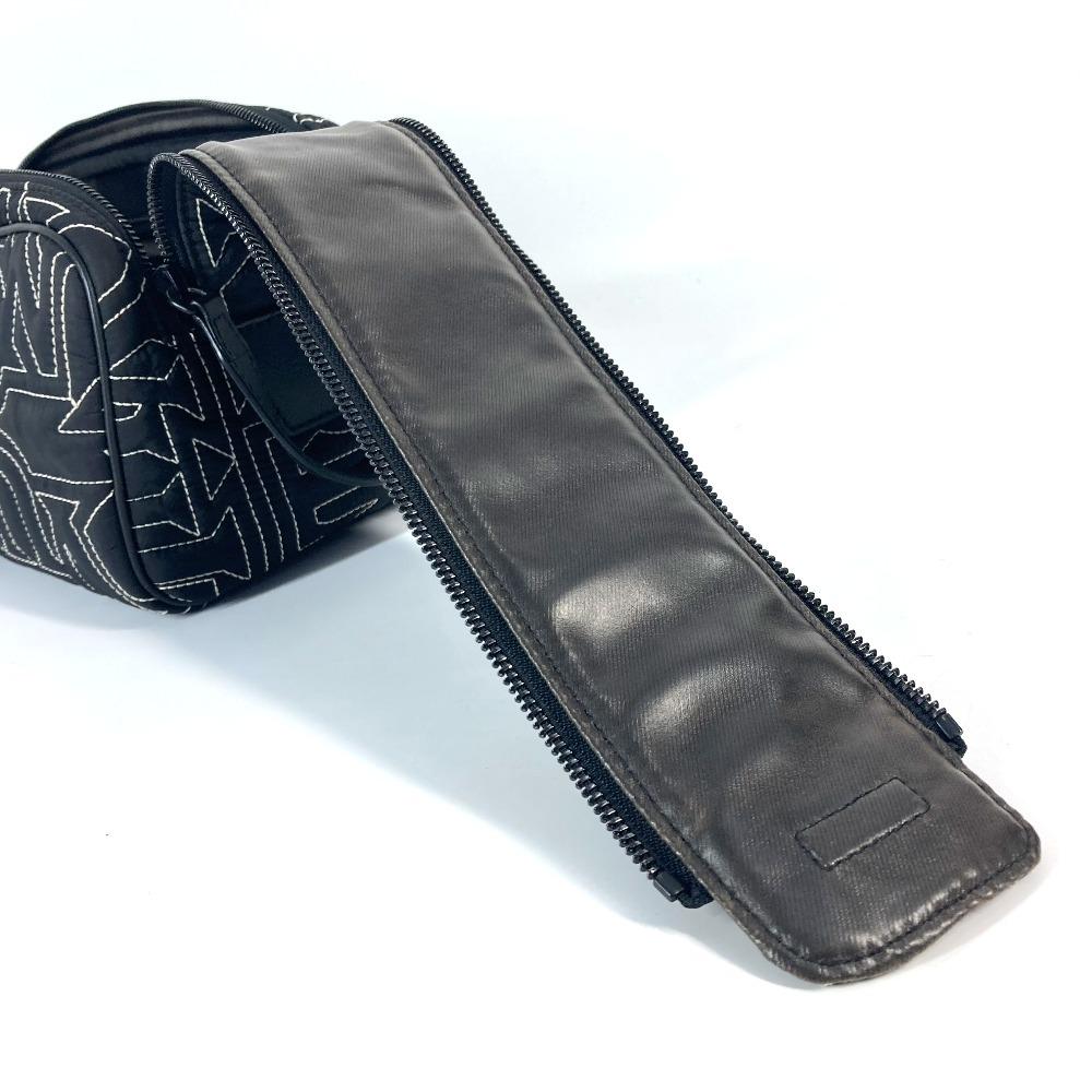 Louis Vuitton M21435 LV Snow Collection dopp kit Pouch Clutch bag Black/White