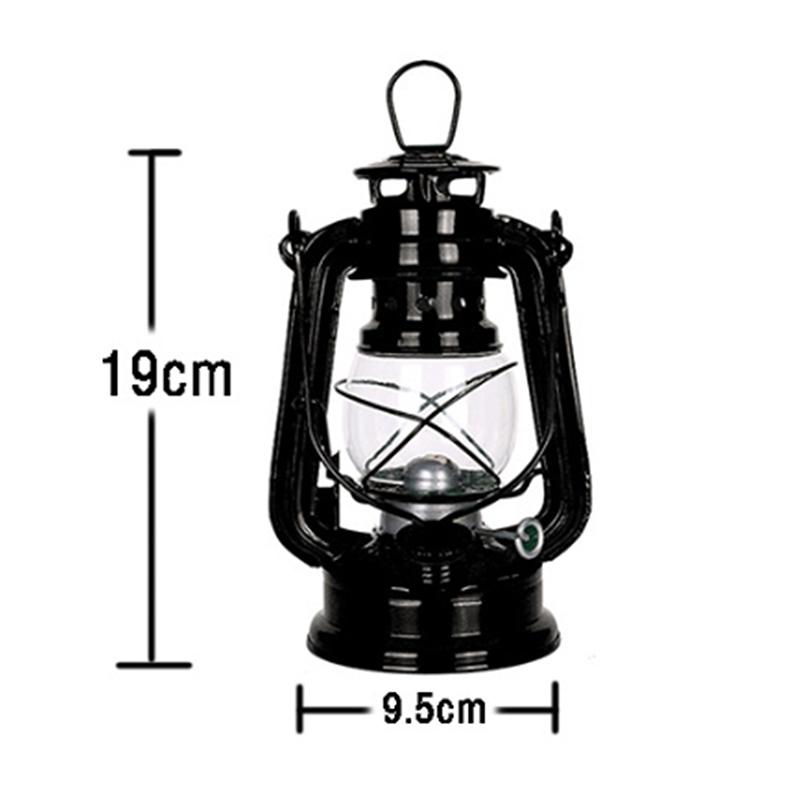 Petroleumlampe Metall Campinglampe sturmfest geformte Tischlampe für Terrassendekoration Tragbar Outdoor Zelt Campingbeleuchtung