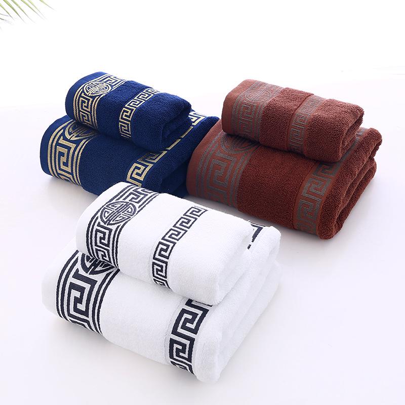 Dark Color Pure Cotton Quick-Dry Face Towel - Absorbent, Lint-Free for Adults