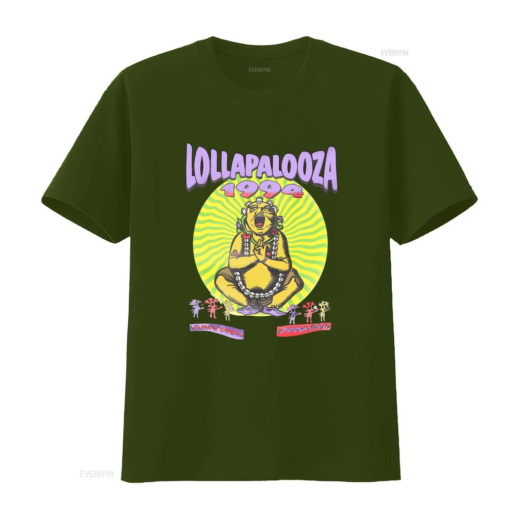 Vintage 1994 Lollapalooza Tour T Shirt vintage Washed graphic Stretched Stylish Soft Casual Comfortable streetwear Breathable