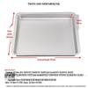 Small Rise Baking Pan: Household Oven Tray for Baking and Grilling