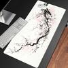 Ink Painting Floral Art Mousepad Speed Office Desk Accessories Gaming Mats Carpet Mouse Mat Desk Pad Computer Desk Decorating