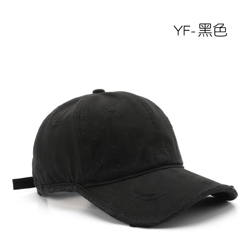 Retro Women's Spring and Autumn Solid Color Light Board Cap Outdoor Sports Men's Travel Sunscreen Shading Baseball Cap
