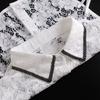 Korean Stand Lapel False Collar Women Embroidery Faux Col Half Shirt Blouse Fake Collars Sweater Shirt Detachable Collars