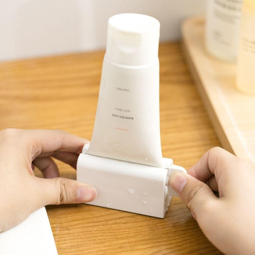 Portable Toothpaste Dispenser Manual Rotating Paste Pressers Toothpaste Squeezer  Facial Cleanser