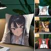 Mai Sakurajima Anime Pillow Case Sofa Cushion Cover Room Home Decoration