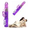 12 režimů Jelly Vibration Rotation Rabbit G Spot Vibrator Masager Sexy Wand