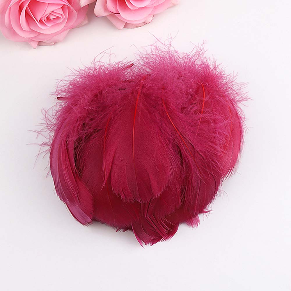 Goose Feather 6cm~11cm For Beautiful Decoration Handicraft Gift Box DIY 50/100/150pcs Colorful Goose Feathers