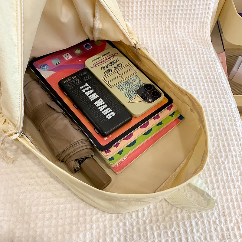 Рюкзак женский маленький цветочный лоскутный студенческий рюкзак большой емкости зелёный — фото 12