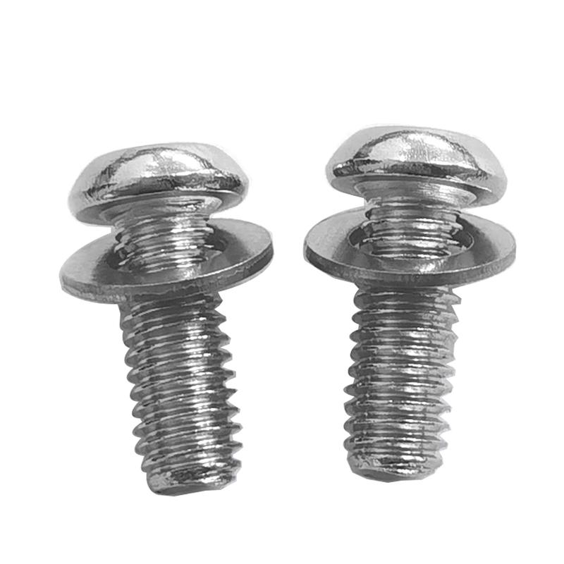6 PCS Stainless Derby Cover Screw Bolt & Washers For Harley Dyna Wide Glide FXDWG Night Train Ultra Limited 1/4"-20