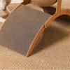 M-Modern-Cat Grinding Paw Cat Scratching Board 2 In1 Cats Scratchi Ball Wooden Scratcher Sisal Scratch Board Arch Bridge
