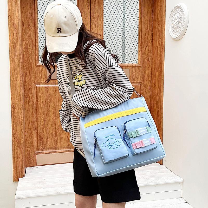 Nylon Cloth Student New Women's Bag Sweet Shoulder Messenger Bag