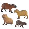 Static Capybara Model Wildlife Doll - Children's Enlightenment Micro-Landscape Ornament