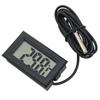 Elektronisches Langthermometer Digital mit Sonde 1m - 5m Schwarzes Kabel TPM-10