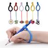 6 STÜCKE Tragbare Bleistiftgriffe Ergonomische Schreibhilfe für Kinder Handschrift