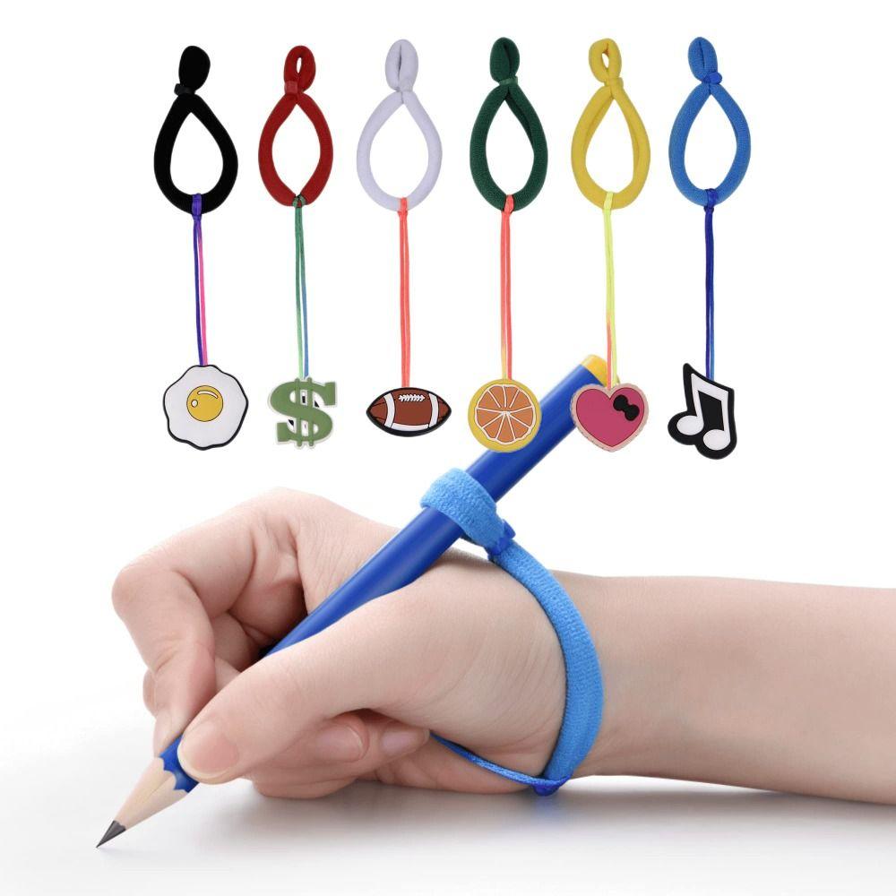 6 STÜCKE Tragbare Bleistiftgriffe Ergonomische Schreibhilfe für Kinder Handschrift