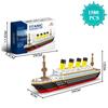Mini Titanic Ship Model Building Blocks 3D Puzzle DIY Educational Titanic Toys for Adults and Kids  Birthday Gift