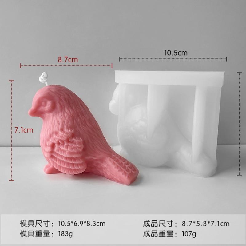 Epoxy Resin Bird Nest Ornament Mold Silicone Crafts Mold for Home Decoration