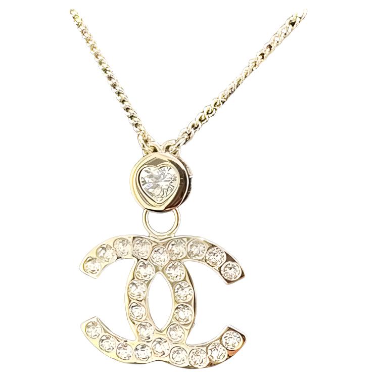 

Chanel Double C Pendant Necklace Women necklace Gold ABE114B17803NZL31 Box+Shopping Bag