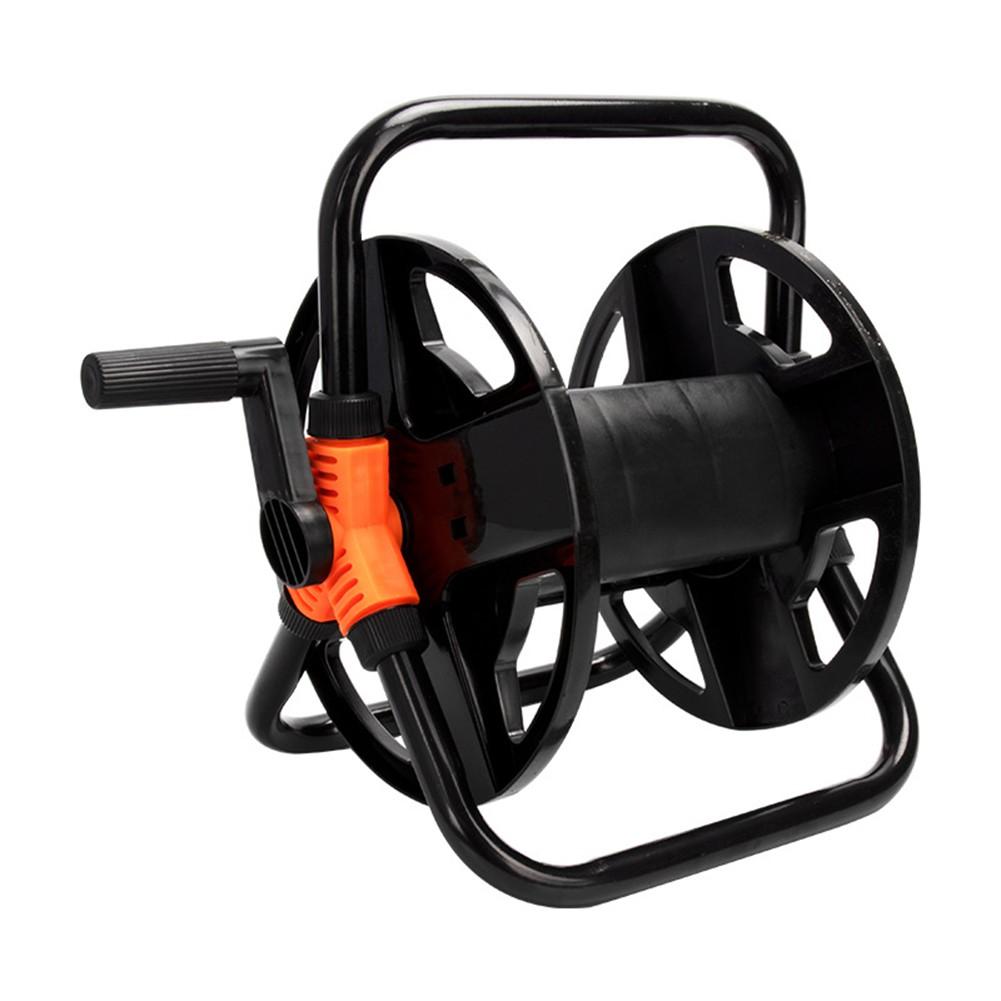 Sleek Design Garden Hose Reel Offering Both Freestanding and Mounted Use