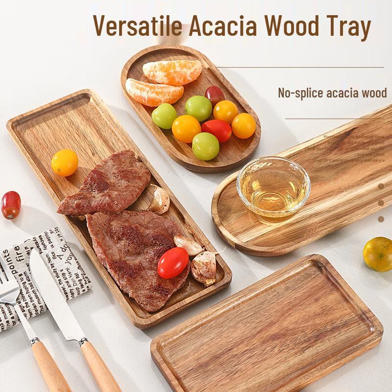 

Jiwanggu Acacia Wood Serving Tray & Plate 29cm