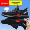 Men's Safety Shoes Anti-puncture Working Sneakers Puncture Male Work Shoe Breathe Men Footwears Lightweight Men's Work Shoes