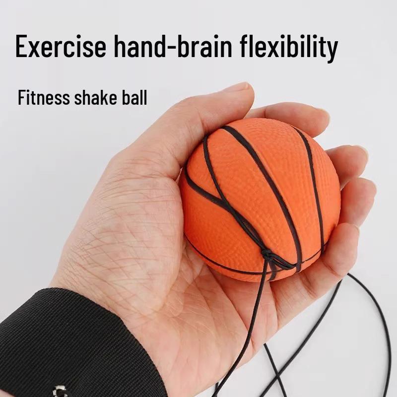 Children's Elastic Wrist Bouncing Ball - Hand-Toss Jumping Exercise Toy for Reaction and Fitness