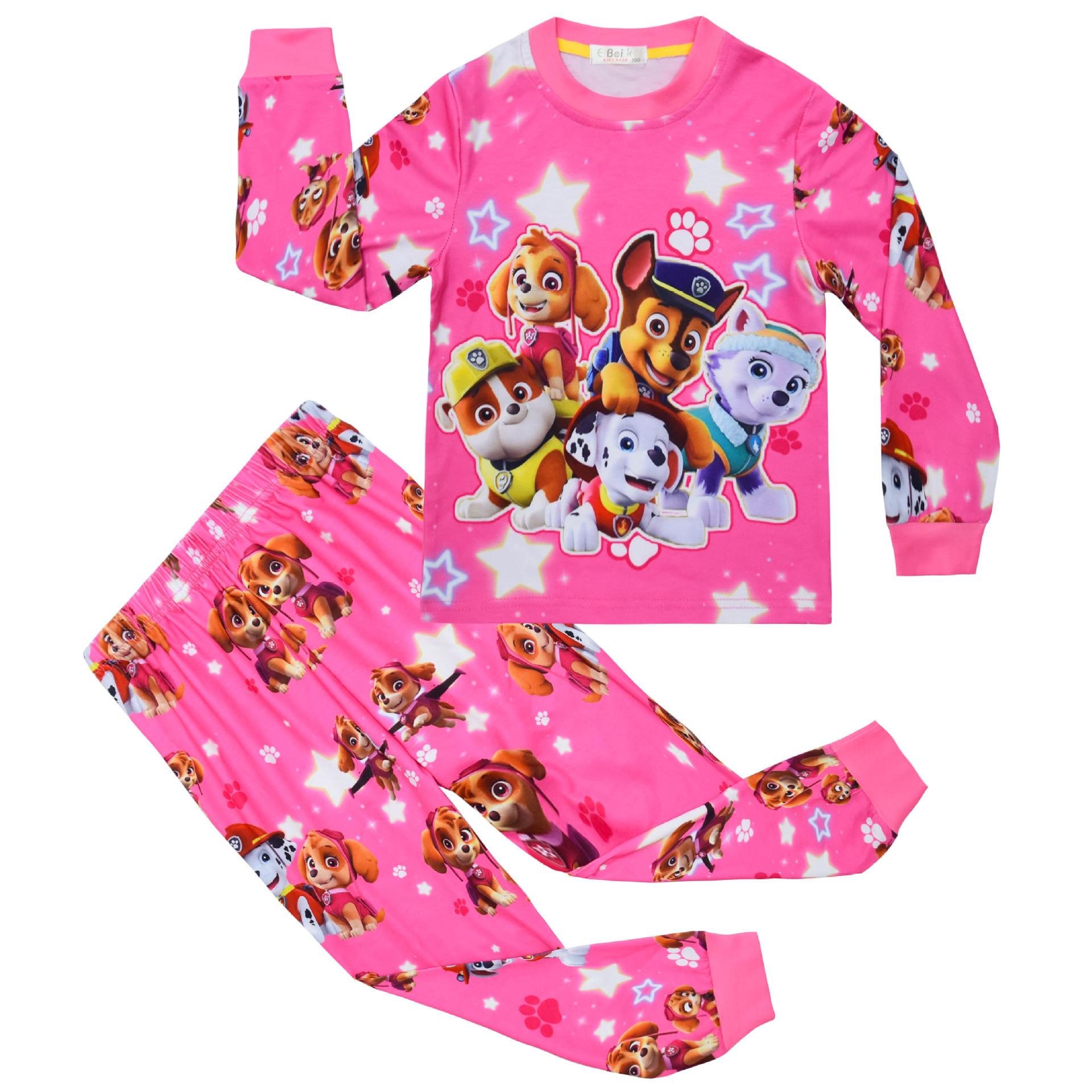 

Long-Sleeved New Children S Suit, Animated Cartoon Digital Printing, Children S Loungewear Long-Sleeved Suit Two-Piece Set 7805 100