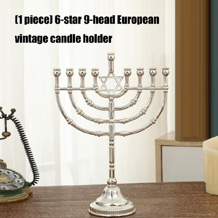 9 Branch Candleholder Elegant Table Centerpieces Romantics Candle Stand Dining Table Ornament for Living Room Banquet