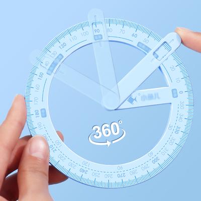 1 ADET 360 Derece Aktivite Açı Ölçer Öğrenci Açı Okuyucu Öğretim Araçları Dik Açı Ve Keskin Çizim Kırtasiye