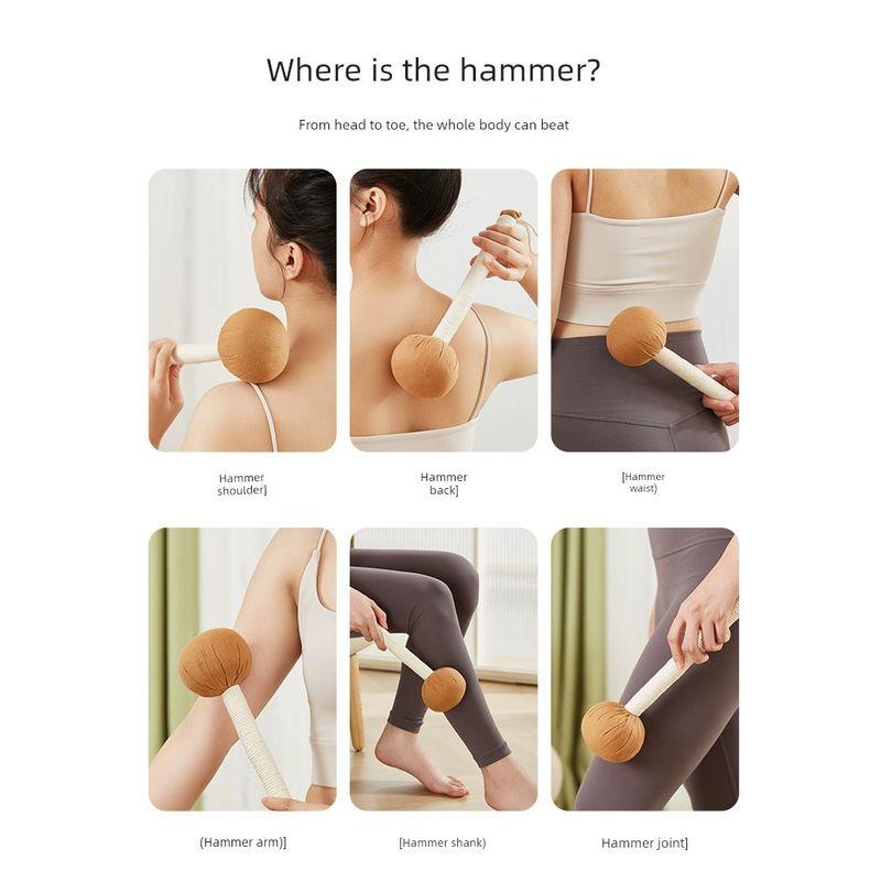 Care Meridian Massage Hammer Hand Hammer Knock Back Waist Leg Hammer Shoulder Cervical Spine Massage Pat Acupuncture Point Tapping Massage Stick