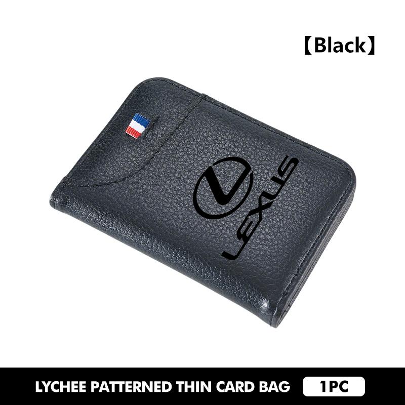 Car Wallet Driver's Licence Insurance Card Holder Multi Pocket Wallet For Lexus RX350 IS250 IS200 GS300 LX570 RC350 UX250h ES350 HD7