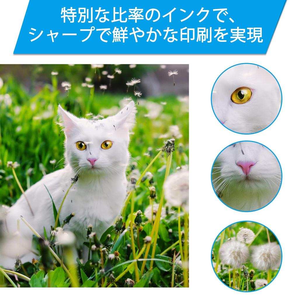 LCL Compatible Ink Bottles for Canon and Pigment 2 and Compatible with and GX350 Printers GI-35, GI-35BK, GI-35C, GI-35M, GI-35Y (5-Pack, Colors