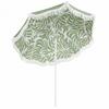 Sombrilla de Playa Parasol de 1,8 m con Ancla para Arena, Parasol de Jardín Portátil Inclinable con Altura Ajustable, Verde
