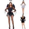 Damen Halloween Sexy Dunkler Engel Kostüm Spieluniform Böser Engel Kostüm Braut
