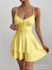 European & American Women's Sleeveless Summer Beach Camisole Dress - Stylish & High-End Feel