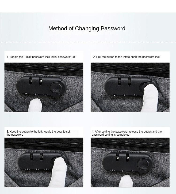 20 Inches Roller Backpack Carry-on Bag Wheeled Schoolbag Wheeled Laptop Bag Ladies