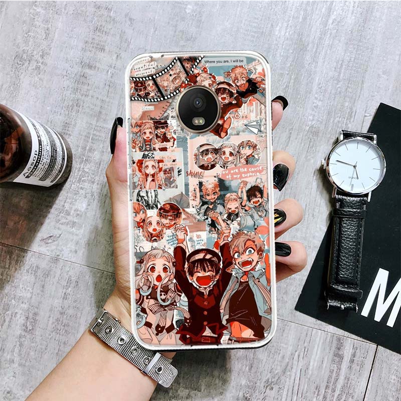 Toilet Bound Hanako Kun Anime Phone Case For Motorola Moto G9 G8 G7 G6 G5 E6 E5 E4 Plus Play Power One Action Macro Coque Cover