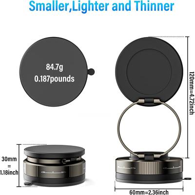 Upgraded Suction Cup Phone Mount 360° Phone Stand Vacuum Magnetic Car Holder for MagSafe Mount 98 LBS Ultra Accessories