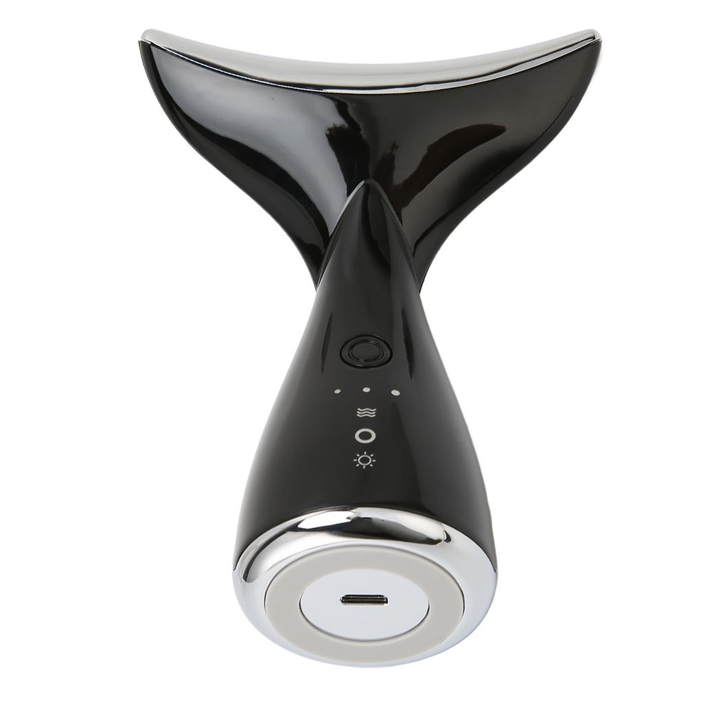 Neck Skin Rejuvenation Massager 3 Color Lights Vibration Promote Circulation Neck Beauty Device