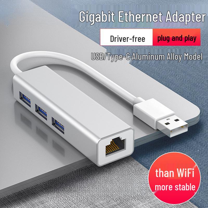 Gigabit Network Port Converter: 45 Ethernet to Computer Adapter