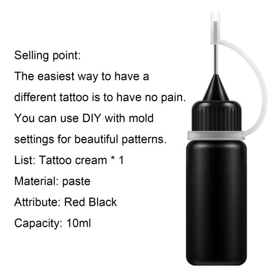 Tattoo Ink Fast Dyeing Easy to Color Cream Tattoo Ink Supplies for Men