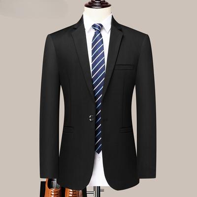 Spring and Autumn New Small Suit Men's Korean Version Slim Suit Men's Version Youth Single-breasted One-button Suit Men's Jacket