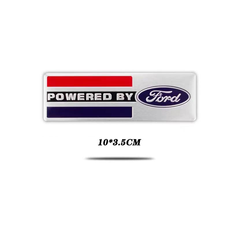 

New 2026 Car Sticker 3D Metal Aluminium Badge Car Body Decoration Sticker Accessories For Ford Focus 2 3 Mondeo Kuga Fiesta MK7 1Pcs