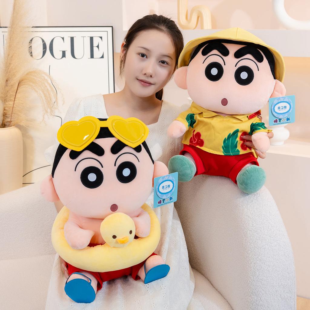 22/30/40cm Summer Funny Crayon Shin-chan Plushies Stuffed Anime Vacation Shin Chan Plush Toy Birthday Gifts Girl Child