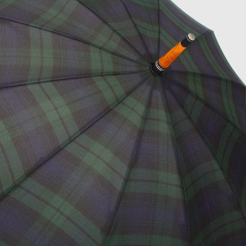 for both sun and Makita Shoten Long umbrella Stewart of Athol tartan check (Umbrella rain) / / (Green pattern) mttd-l-st-gr (Black Watch)